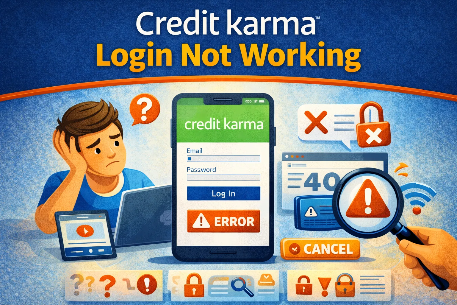 Credit Karma Login Not Working