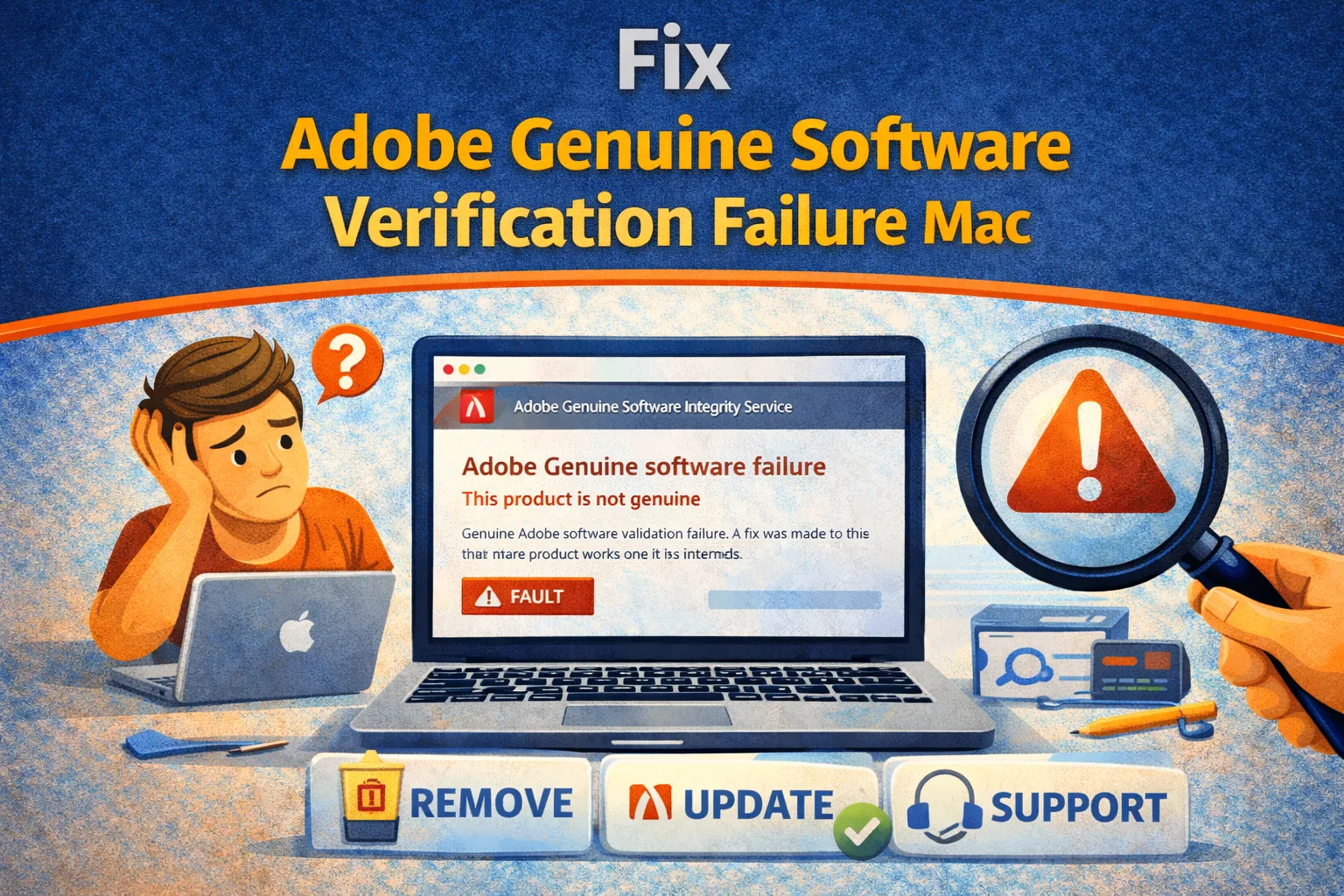 adobe genuine verification failure mac