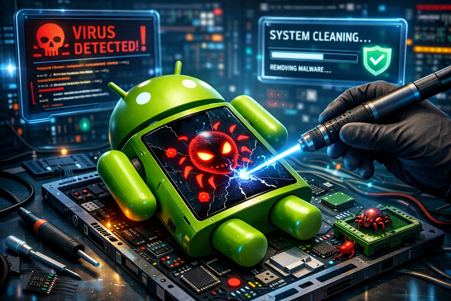 fix android virus