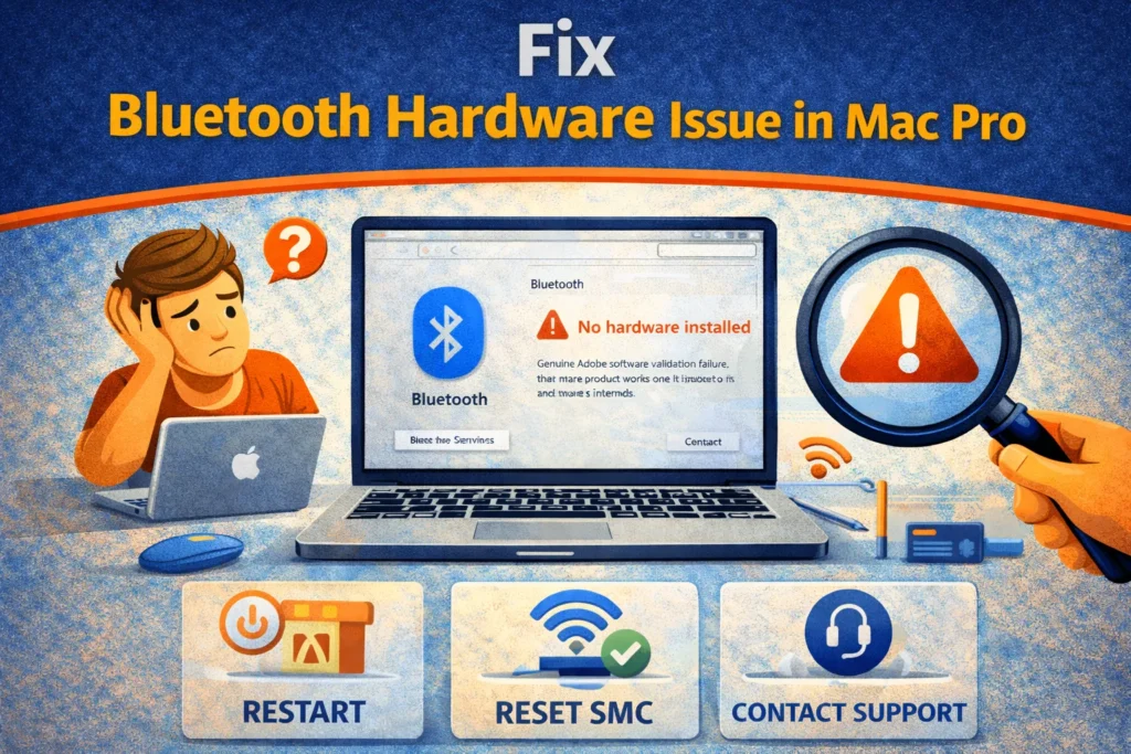 Fix Fix Bluetooth Hardware Issue In Mac Pro