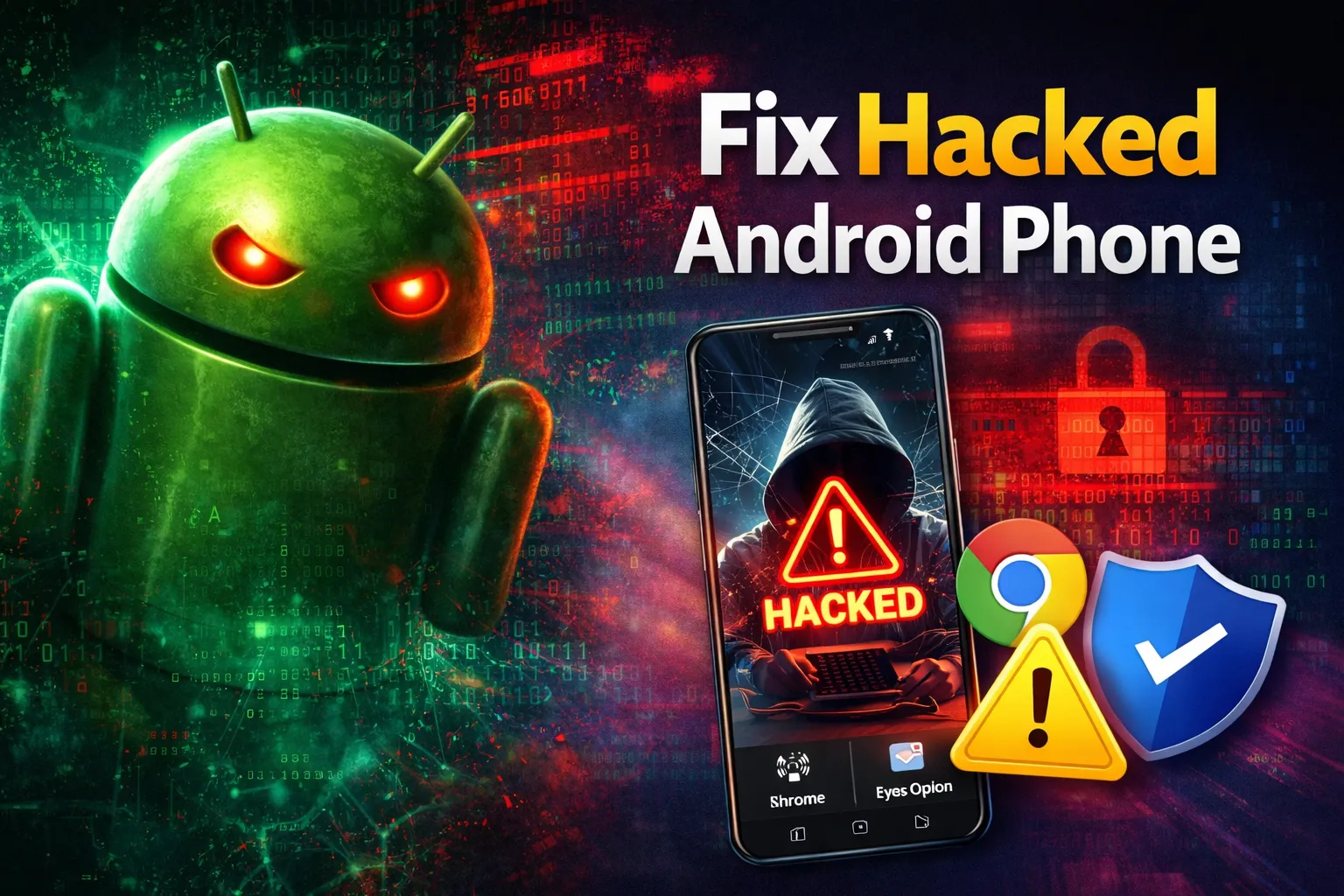 fix hacked android phone Error