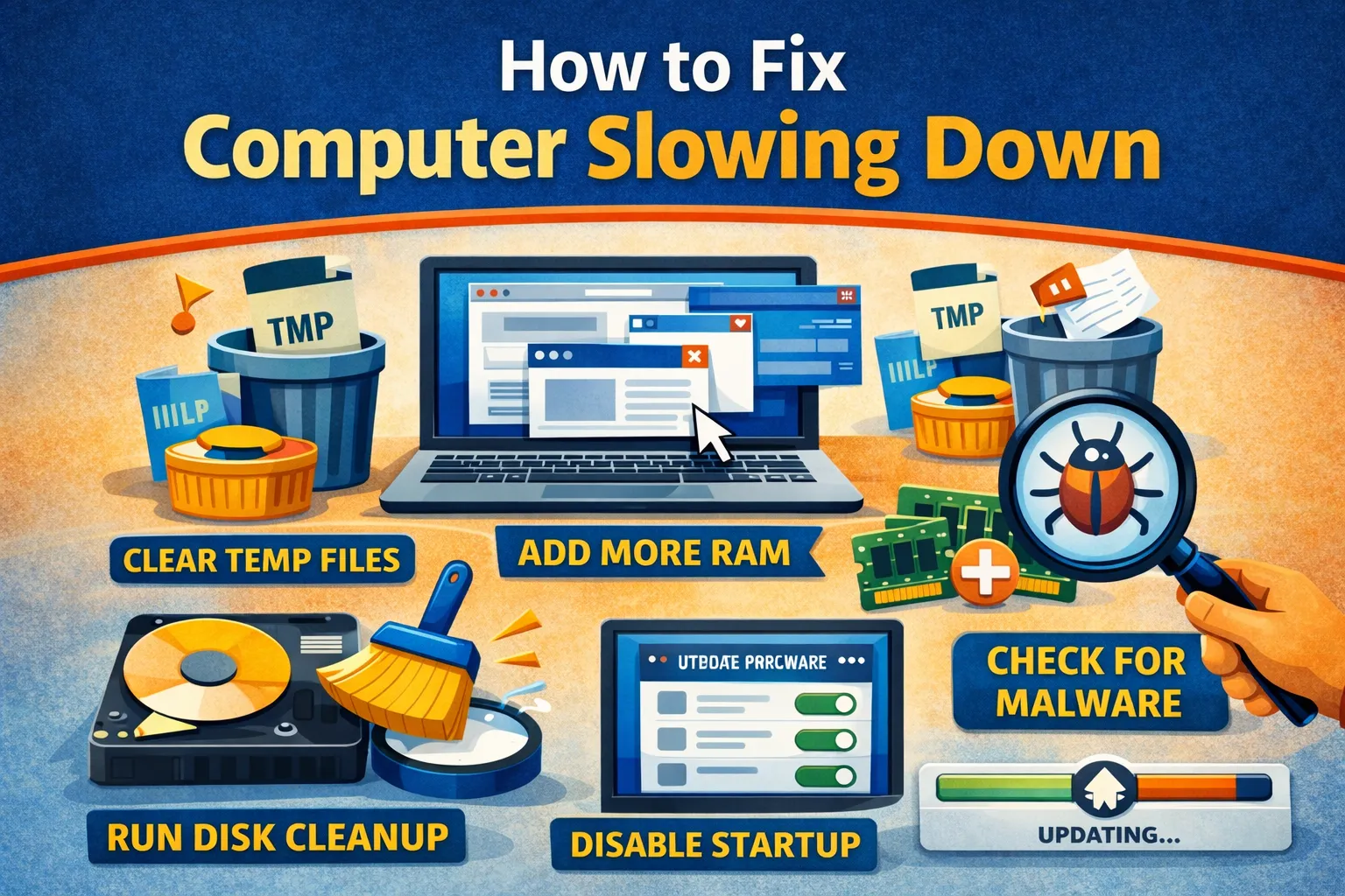 How To Fix Computer Slowing Down