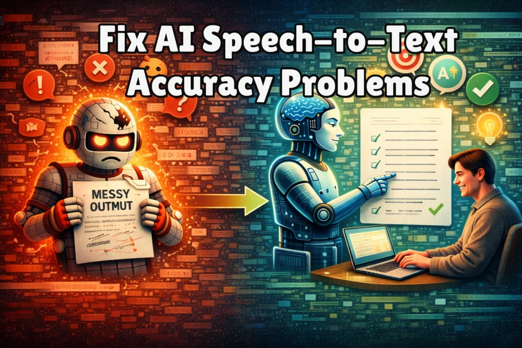 Fix AI Speech to Text Accuracy Problems Error